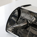 Panera de acero inoxidable plateada de 42x27x18 cm