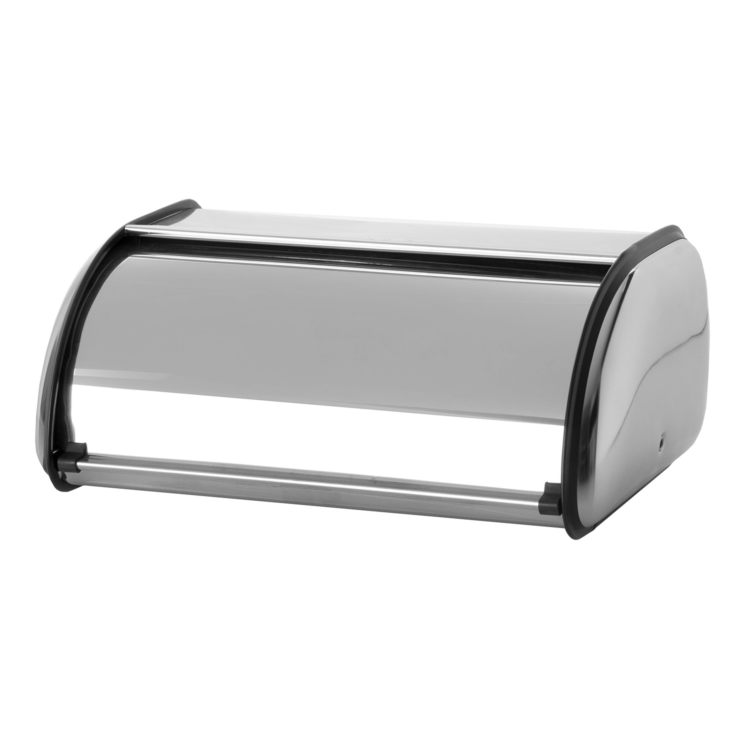 Panera de acero inoxidable plateada de 42x27x18 cm