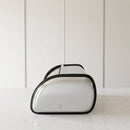 Panera de acero inoxidable plateada de 42x27x18 cm