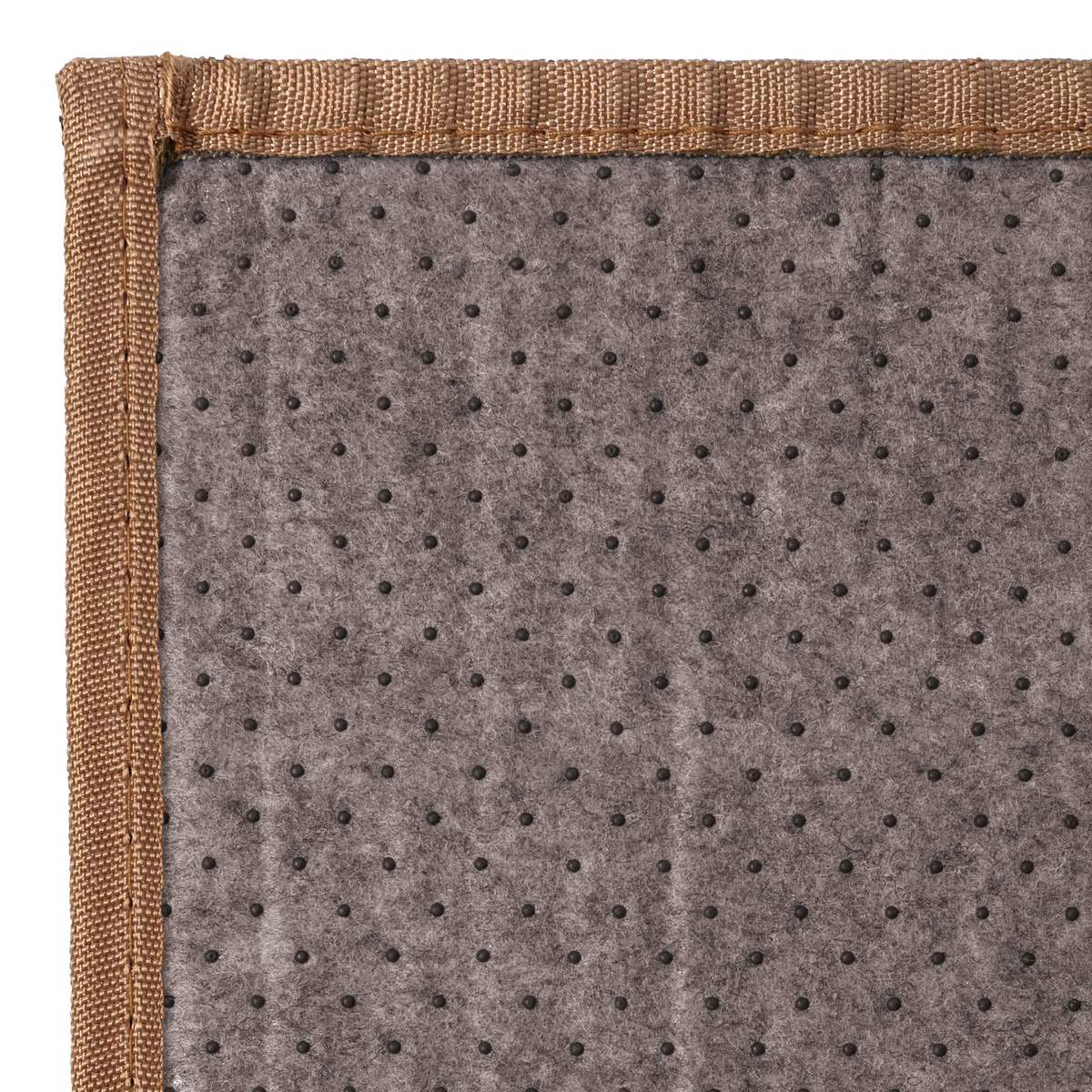 Alfombra pasillera de bambú marrón claro de 60x200 cm