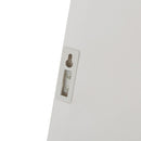 Espejo de pared rectangular con marco blanco de plástico 30x90 cm