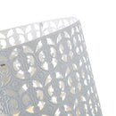 Lámpara de techo árabe blanca de metal para decoración Arabia -