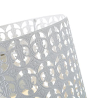 Lámpara de techo árabe blanca de metal para decoración Arabia -