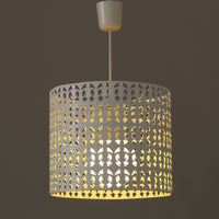 Lámpara de techo árabe blanca de metal para cocina Arabia -
