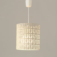 Lámpara de techo de metal beige de 25x23x23 cm