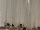 Jarrón cilí­ndrico de cristal transparente de Ø  15x80 cm